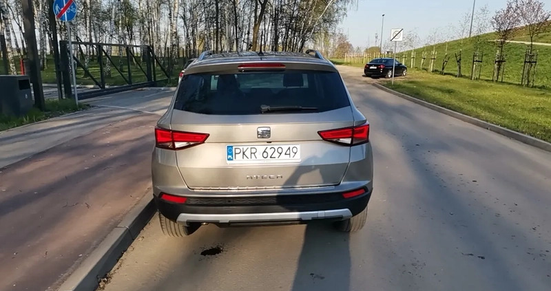 Seat Ateca cena 64500 przebieg: 76500, rok produkcji 2016 z Krotoszyn małe 56